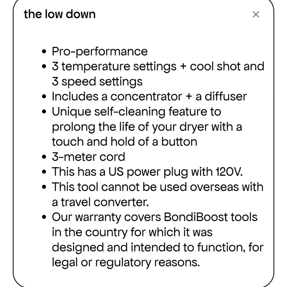 Bondi Boost sleek white